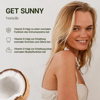 GET SUNNY | MCT-Öl, Vitamin K2 und Vitamin D3